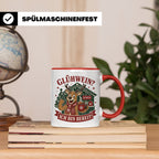 Glühwein Tasse Glühwein Ich bin bereit - Lustige Weihnachtst – Rot [farbe:rot]