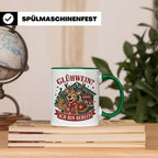 Glühwein Tasse Glühwein Ich bin bereit - Lustige Weihnachtst – Grün [farbe:grün]
