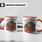 Glühwein Tasse Glühwein Ich bin bereit - Lustige Weihnachtst – Rot [farbe:rot]