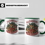 Glühwein Tasse Glühwein Ich bin bereit - Lustige Weihnachtst – Grün [farbe:grün]