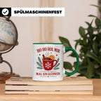Glühwein Tasse Ho Ho Hol mir mal ein Glühwein - Lustige Weih – Grün [farbe:grün]
