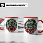 Glühwein Tasse Team Glühwein - Weihnachtstasse Weihnachtsmar – Rot [farbe:rot]