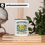 Bier Tasse Bier ist Salat - Lustiges Geschenk für Biertrinke – Schwarz [farbe:schwarz]