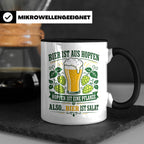 Bier Tasse Bier ist Salat - Lustiges Geschenk für Biertrinke – Schwarz [farbe:schwarz]