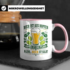 Bier Tasse Bier ist Salat - Lustiges Geschenk für Biertrinke – Rosa [farbe:rosa]