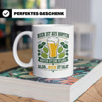 Bier Tasse Bier ist Salat - Lustiges Geschenk für Biertrinke – Weiß [farbe:weiß]