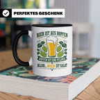 Bier Tasse Bier ist Salat - Lustiges Geschenk für Biertrinke – Schwarz [farbe:schwarz]