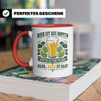 Bier Tasse Bier ist Salat - Lustiges Geschenk für Biertrinke – Rot [farbe:rot]