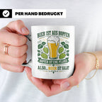 Bier Tasse Bier ist Salat - Lustiges Geschenk für Biertrinke – Weiß [farbe:weiß]