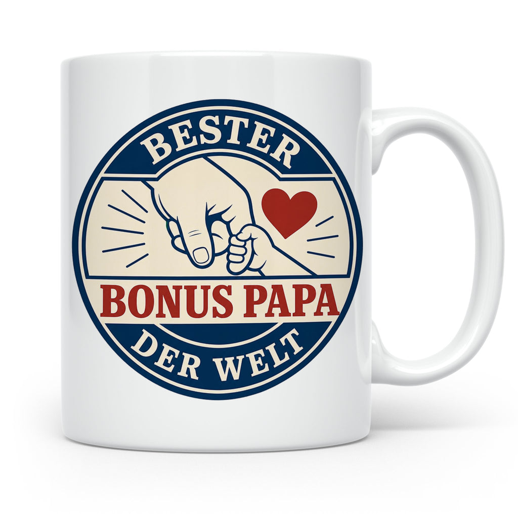 Bonus Papa Tasse Bester Bonus Papa der Welt - Geschenk für S – Weiß [farbe:weiß]