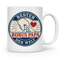Bonus Papa Tasse Bester Bonus Papa der Welt - Geschenk für S – Weiß [farbe:weiß]
