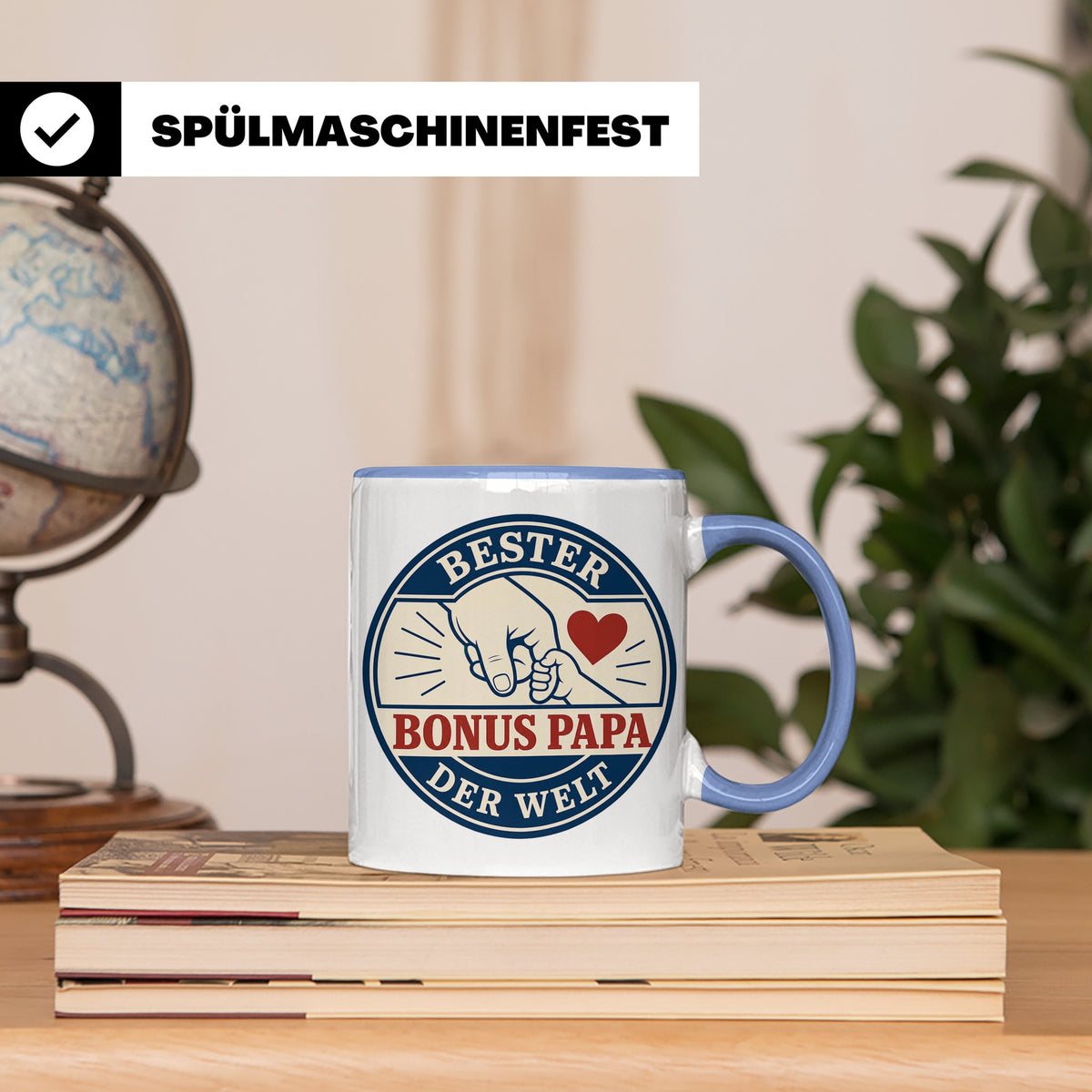 Bonus Papa Tasse Bester Bonus Papa der Welt - Geschenk für S – Blau [farbe:blau]
