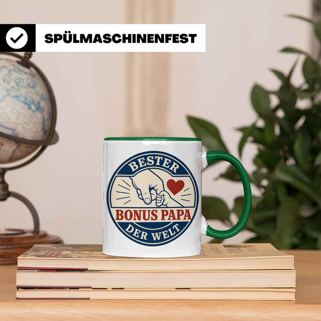 Bonus Papa Tasse Bester Bonus Papa der Welt - Geschenk für S – Grün [farbe:grün]