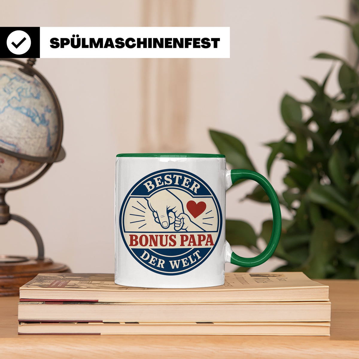 Bonus Papa Tasse Bester Bonus Papa der Welt - Geschenk für S – Grün [farbe:grün]