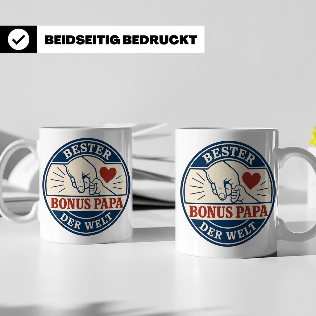 Bonus Papa Tasse Bester Bonus Papa der Welt - Geschenk für S – Weiß [farbe:weiß]