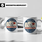 Bonus Papa Tasse Bester Bonus Papa der Welt - Geschenk für S – Weiß [farbe:weiß]
