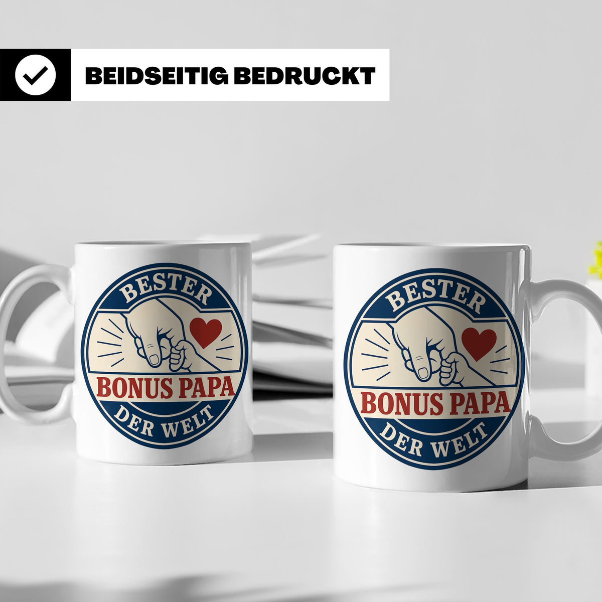 Bonus Papa Tasse Bester Bonus Papa der Welt - Geschenk für S – Weiß [farbe:weiß]