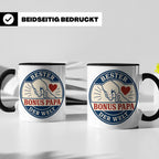 Bonus Papa Tasse Bester Bonus Papa der Welt - Geschenk für S – Schwarz [farbe:schwarz]