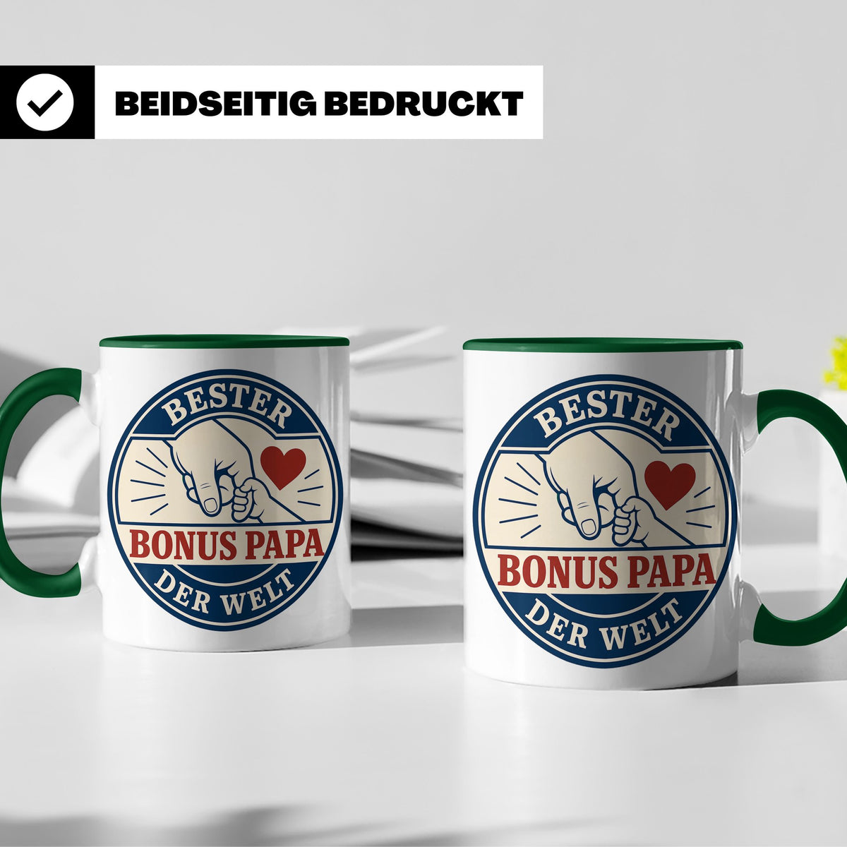 Bonus Papa Tasse Bester Bonus Papa der Welt - Geschenk für S – Grün [farbe:grün]