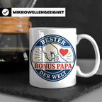 Bonus Papa Tasse Bester Bonus Papa der Welt - Geschenk für S – Weiß [farbe:weiß]