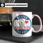 Bonus Papa Tasse Bester Bonus Papa der Welt - Geschenk für S – Rosa [farbe:rosa]