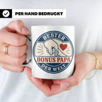 Bonus Papa Tasse Bester Bonus Papa der Welt - Geschenk für S – Weiß [farbe:weiß]