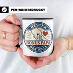 Bonus Papa Tasse Bester Bonus Papa der Welt - Geschenk für S – Schwarz [farbe:schwarz]