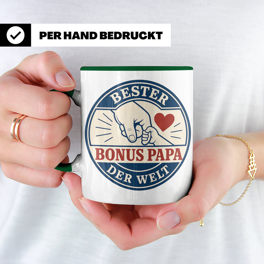 Bonus Papa Tasse Bester Bonus Papa der Welt - Geschenk für S – Grün [farbe:grün]