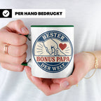 Bonus Papa Tasse Bester Bonus Papa der Welt - Geschenk für S – Grün [farbe:grün]