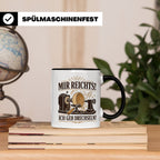 Drechseln Tasse Mir reichts ich geh drechseln - Geschenk für – Schwarz [farbe:schwarz]