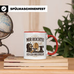 Drechseln Tasse Mir reichts ich geh drechseln - Geschenk für – Rot [farbe:rot]