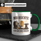 Drechseln Tasse Mir reichts ich geh drechseln - Geschenk für – Grün [farbe:grün]