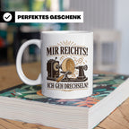 Drechseln Tasse Mir reichts ich geh drechseln - Geschenk für – Weiß [farbe:weiß]