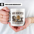 Drechseln Tasse Mir reichts ich geh drechseln - Geschenk für – Weiß [farbe:weiß]
