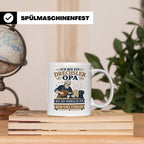 Drechsler Tasse Drechsler Opa wie ein normaler Opa nur viel  – Weiß [farbe:weiß]