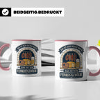 Lustige Tasse Das ist kein dicker Bauch das ist ein Feinkost – Rosa [farbe:rosa]