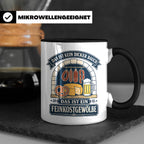 Lustige Tasse Das ist kein dicker Bauch das ist ein Feinkost – Schwarz [farbe:schwarz]