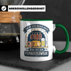 Lustige Tasse Das ist kein dicker Bauch das ist ein Feinkost – Grün [farbe:grün]