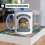 Lustige Tasse Das ist kein dicker Bauch das ist ein Feinkost – Blau [farbe:blau]