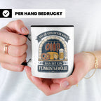 Lustige Tasse Das ist kein dicker Bauch das ist ein Feinkost – Schwarz [farbe:schwarz]