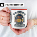 Lustige Tasse Das ist kein dicker Bauch das ist ein Feinkost – Rot [farbe:rot]