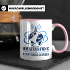Amateurfunk Tasse Amateurfunk kennt keine Grenzen - Geschenk – Rosa [farbe:rosa]
