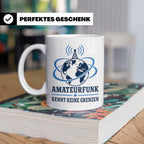 Amateurfunk Tasse Amateurfunk kennt keine Grenzen - Geschenk – Weiß [farbe:weiß]