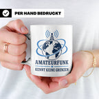 Amateurfunk Tasse Amateurfunk kennt keine Grenzen - Geschenk – Weiß [farbe:weiß]