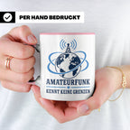 Amateurfunk Tasse Amateurfunk kennt keine Grenzen - Geschenk – Rosa [farbe:rosa]