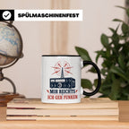 Amateurfunk Tasse Mir reichts ich geh funken - Geschenk für  – Schwarz [farbe:schwarz]