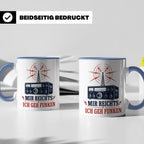 Amateurfunk Tasse Mir reichts ich geh funken - Geschenk für  – Blau [farbe:blau]