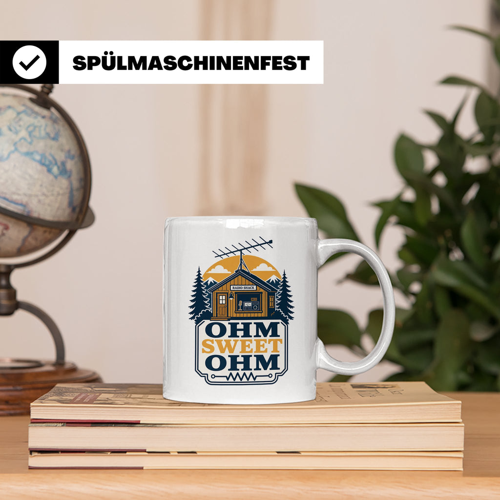 Amateurfunk Tasse Ohm Sweet Ohm - Geschenk für Funkamateur E – Weiß [farbe:weiß]
