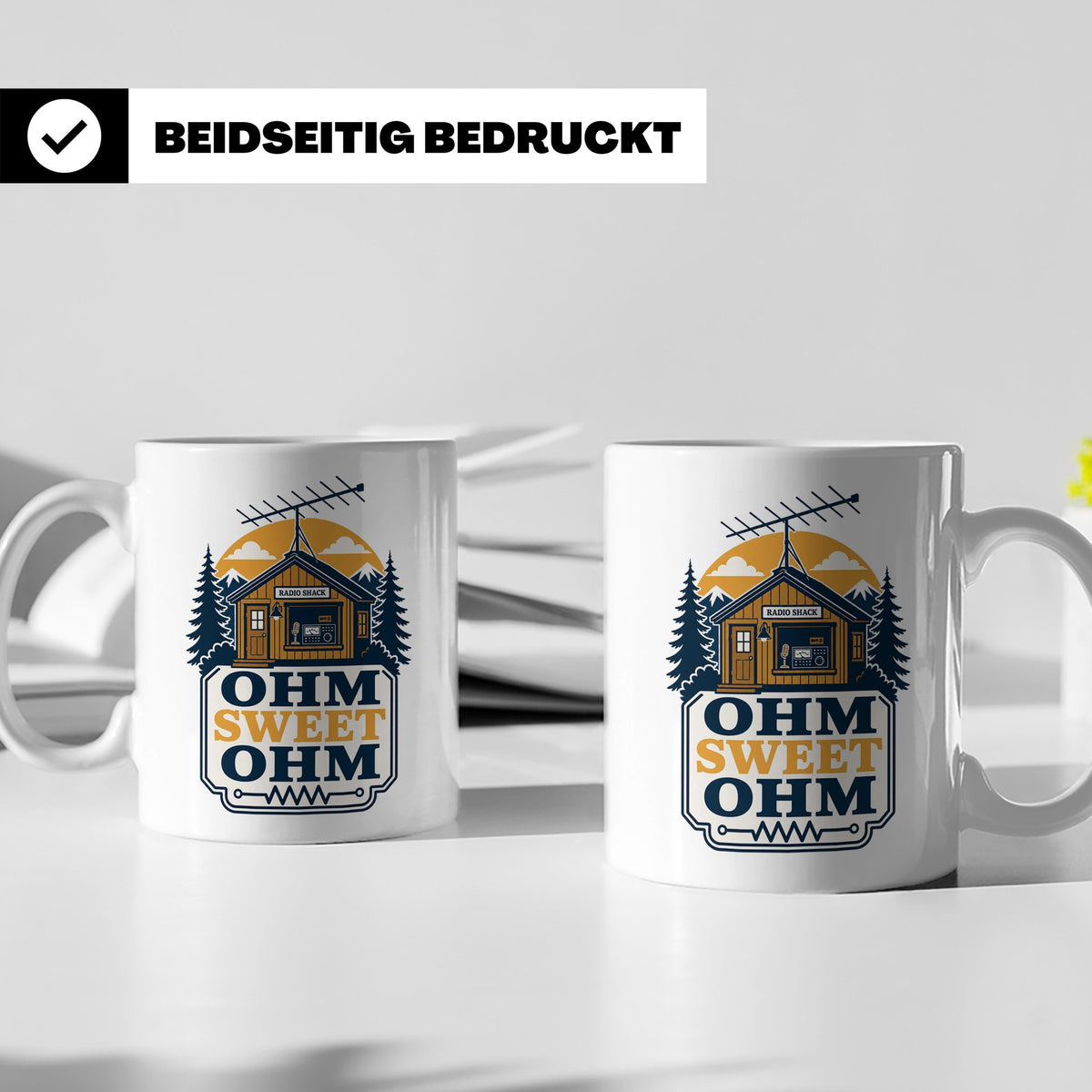 Amateurfunk Tasse Ohm Sweet Ohm - Geschenk für Funkamateur E – Weiß [farbe:weiß]