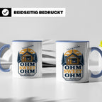 Amateurfunk Tasse Ohm Sweet Ohm - Geschenk für Funkamateur E – Blau [farbe:blau]